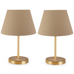 Pack 2 Lámparas de Mesa \"Bursa\" [OPV-780SGN1831]