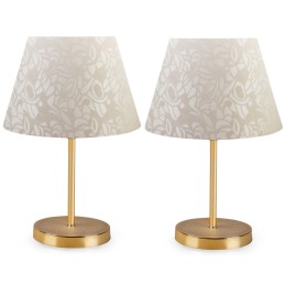 Pack 2 Lámparas de Mesa \"Bursa\" [OPV-780SGN1831]