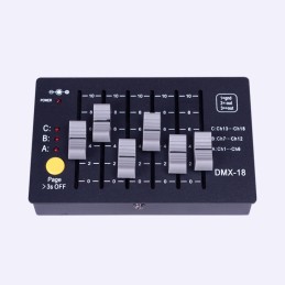 Controlador DMX512 18 Canales Recargable 5W