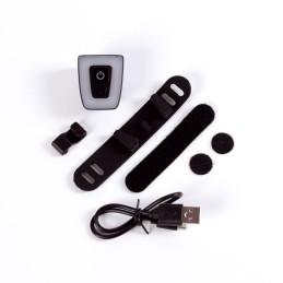 Luz Trasera Bicicleta LED 2 Niveles+Destello USB