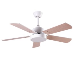 Ventilador de Techo 24W 2.400Lm Iluminación LED 3 Velocidades Control Remoto 50.000H [HO-VEN002]