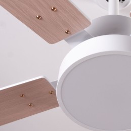 Ventilador de Techo 24W 2.400Lm Iluminación LED 3 Velocidades Control Remoto 50.000H [HO-VEN002]