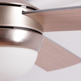 Ventilador de Techo 48W 4.800Lm Iluminación LED 3 Velocidades Control Remoto 50.000H [HO-VEN004]