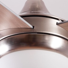 Ventilador de Techo 48W 4.800Lm Iluminación LED 3 Velocidades Control Remoto 50.000H [HO-VEN004]