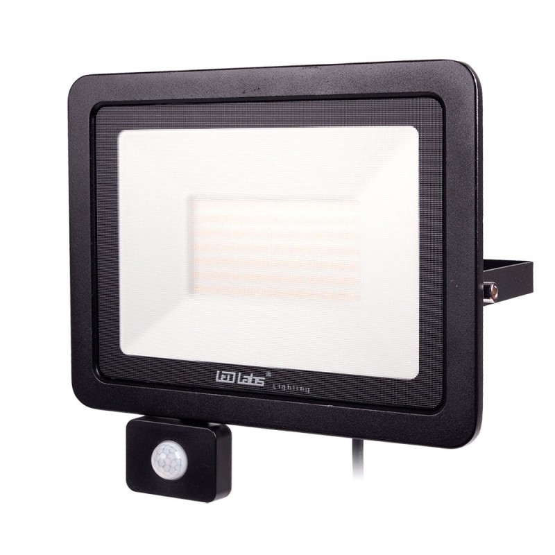 Foco Proyector LED 100W 8.500Lm 4200ºK IP44   Detector Movimiento 40.000H [LL-17-1051-02]