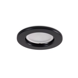 Aro Foco Downlight Circular \"Sara\" Acero 81mm - Negro