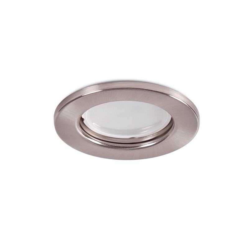 Aro Foco Downlight Circular \"Sara\" Acero 81mm - Satinado