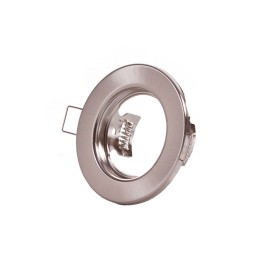 Aro Foco Downlight Circular \"Sara\" Acero 81mm - Satinado