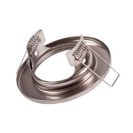 Aro Foco Downlight Circular \"Sara\" Acero 81mm - Satinado