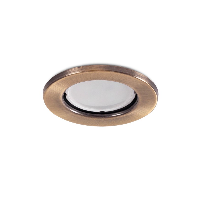 Aro Foco Downlight Circular \"Sara\" Acero 81mm - Latonado