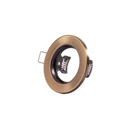Aro Foco Downlight Circular \"Sara\" Acero 81mm - Latonado