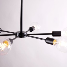 Lámpara de Techo \"Abdul\" [SKD-P8000-BK]