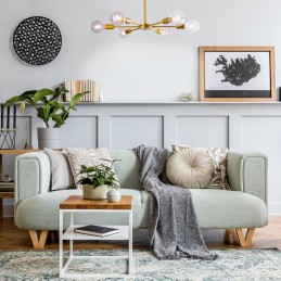 Lámpara de Techo \"Abdul\" [SKD-P8000-BK]