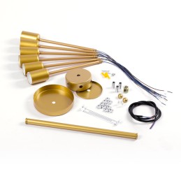 Lámpara de Techo \"Abdul\" [SKD-P8000-BK]