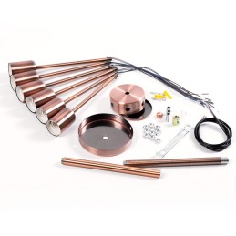 Lámpara de Techo \"Abdul\" [SKD-P8000-BK]