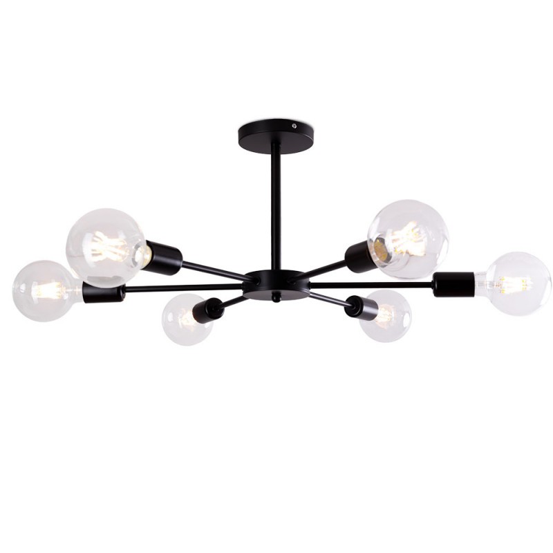 Lámpara de Techo \"Adam\" [SKD-P8001-BK]