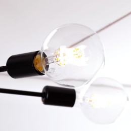 Lámpara de Techo \"Adam\" [SKD-P8001-BK]