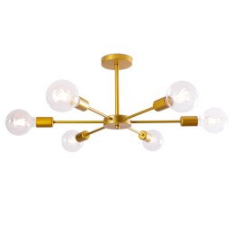 Lámpara de Techo \"Adam\" [SKD-P8001-BK]