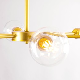 Lámpara de Techo \"Adam\" [SKD-P8001-BK]