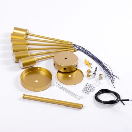 Lámpara de Techo \"Adam\" [SKD-P8001-BK]