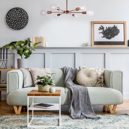 Lámpara de Techo \"Adam\" [SKD-P8001-BK]