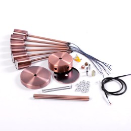 Lámpara de Techo \"Adam\" [SKD-P8001-BK]