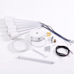 Lámpara de Techo \"Adam\" [SKD-P8001-BK]