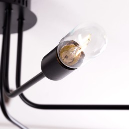 Lámpara de Techo \"Adrian\" [SKD-P8002-BK]