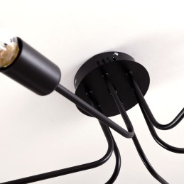 Lámpara de Techo \"Adrian\" [SKD-P8002-BK]