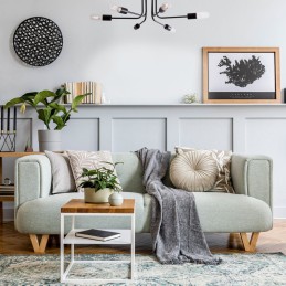 Lámpara de Techo \"Adrian\" [SKD-P8002-BK]