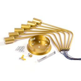 Lámpara de Techo \"Adrian\" [SKD-P8002-BK]