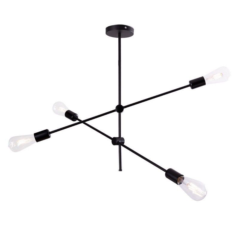 Lámpara de Techo \"Alan\" [SKD-P8003-BK]