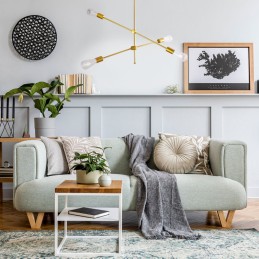 Lámpara de Techo \"Alan\" [SKD-P8003-BK]