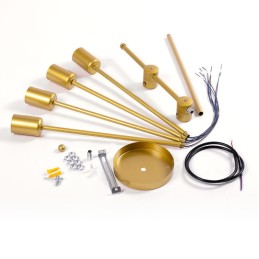 Lámpara de Techo \"Alan\" [SKD-P8003-BK]