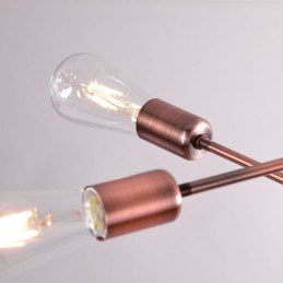 Lámpara de Techo \"Alan\" [SKD-P8003-BK]