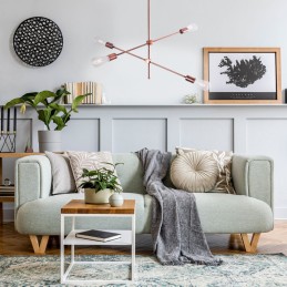 Lámpara de Techo \"Alan\" [SKD-P8003-BK]