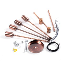 Lámpara de Techo \"Alan\" [SKD-P8003-BK]