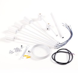 Lámpara de Techo \"Alan\" [SKD-P8003-BK]