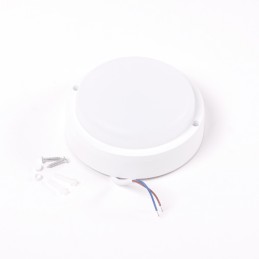 Plafón LED 9W 900Lm 6000ºK IP54 \"Annalise\" 40.000H [WR-DLROB-1OW-CW]