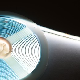 Tira de 320 LEDs/M 50W 5.000Lm CRI90 6000ºK COB 12VDC IP20 8mm Ancho x5M 40.000H [CA-COB-320-12DC-CW]-Blanco Frío