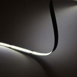 Tira de 320 LEDs/M 50W 5.000Lm CRI90 6000ºK COB 24VDC IP20 8mm Ancho x5M 40.000H [CA-COB-320-24DC-CW]-Blanco Frío