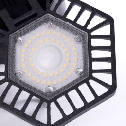 Campana LED E27 80W 8.000Lm 6000ºK Plegable 40.000H [WR-CK6096-80W-CW]