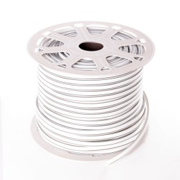 Manguera LED \"Neon Flex\" 6W 6000ºK 220VAC 8x18mm Doble 120xSMD2835 6W/M x1M 40.000H [WR-NS-PVC-8x16D-OY-220-CW]-Blanco Frío