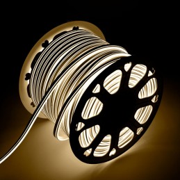 Manguera LED \"Neon Flex\" 6W 6000ºK 220VAC 8x18mm Doble 120xSMD2835 6W/M x1M 40.000H [WR-NS-PVC-8x16D-OY-220-CW]-Blanco Frío