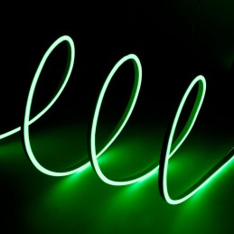 Manguera LED \"Neon Flex\" 6W 6000ºK 220VAC 8x16mm Simple 120xSMD2835 6W/M x1M 40.000H [WR-NS-PVC-8x16S-OY-220-CW]-Blanco Frío