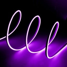 Manguera LED \"Neon Flex\" 6W 6000ºK 220VAC 8x16mm Simple 120xSMD2835 6W/M x1M 40.000H [WR-NS-PVC-8x16S-OY-220-CW]-Blanco Frío