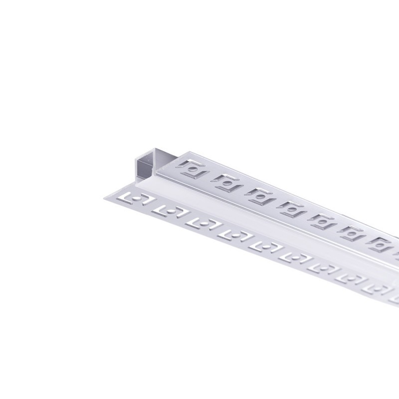 Perfíl de Aluminio para Empotrar Escayola/Pladur Tira Led 9mm  - 1M