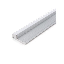 Perfíl Aluminio para Tira LED Iluminación Escaleras - Difusor Opal x 1M