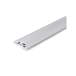 Perfíl Aluminio para Tira LED Iluminación Escaleras - Difusor Opal x 1M