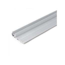 Perfíl Aluminio para Tira LED Iluminación Escaleras - Difusor Opal x 1M
